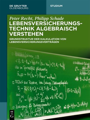 cover image of Lebensversicherungstechnik algebraisch verstehen